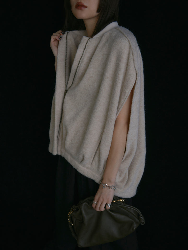 【Allure】[SET]ウール混コクーンブルゾン+ウール混コクーンブルゾン(2set)