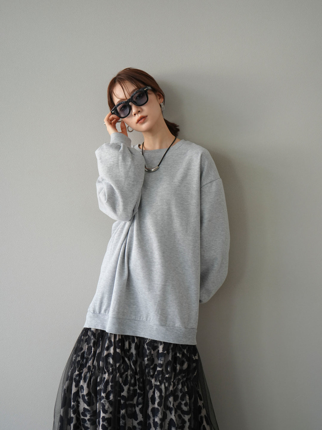 [SET] Sweat Docking 動物印花層疊連身裙 + 可選飾品套裝（2 套）