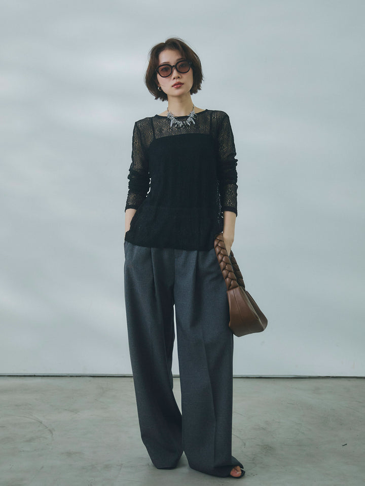 【Allure】[SET]ネットレーストップス+ネットレーストップス(2set)