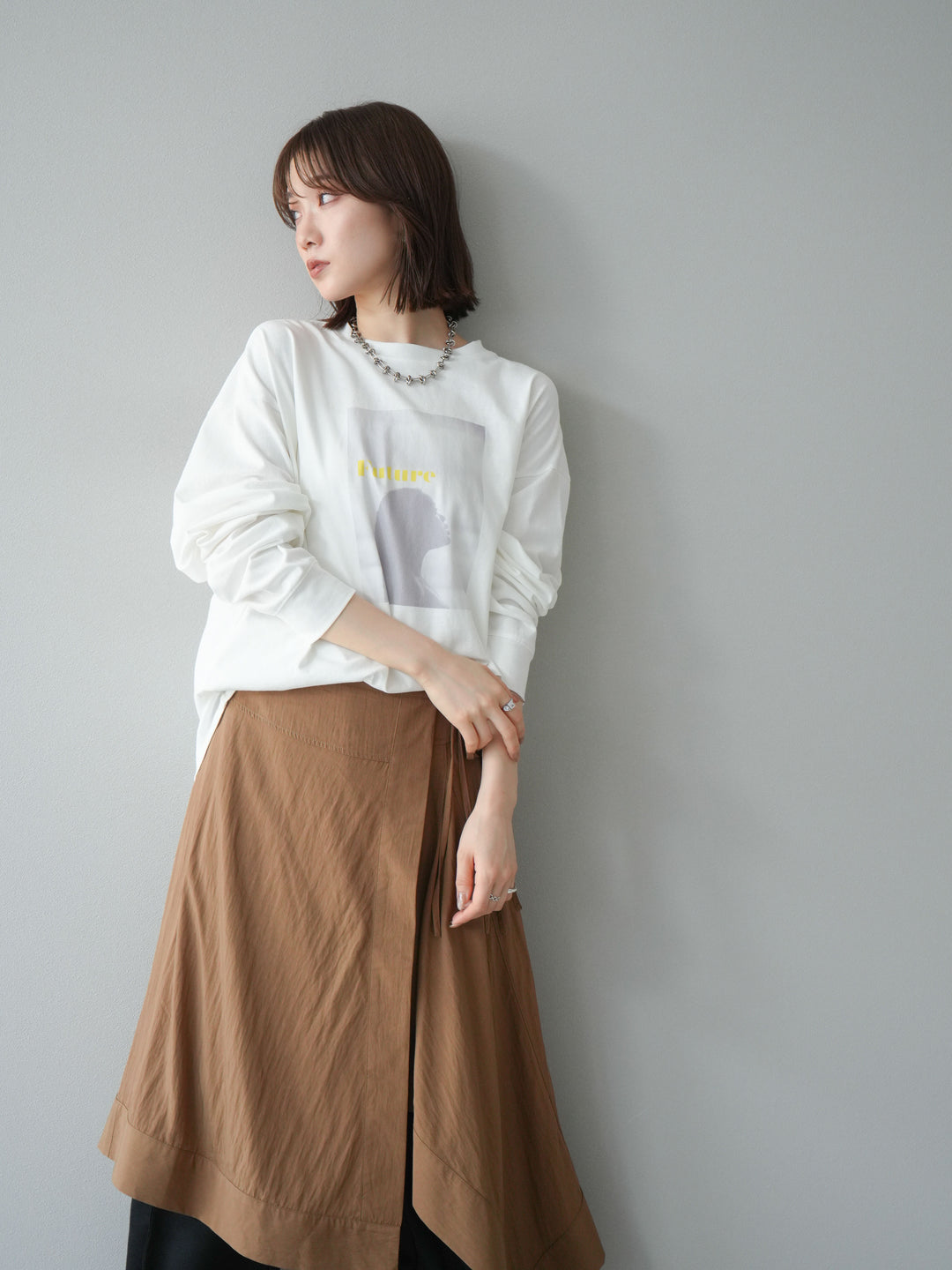 [予約]ウーマンプリントBIGロンT/オフ3