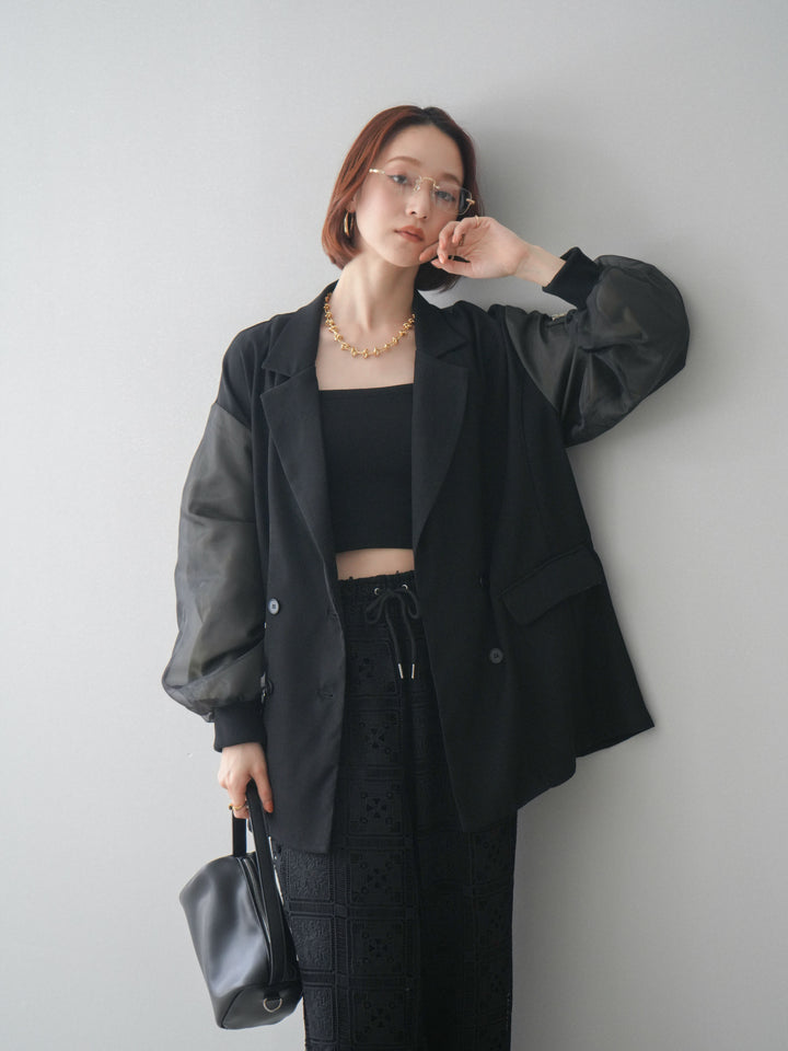 [SET]MA-1ドッキングデザインジャケット+MA-1ドッキングデザインジャケット(2set)