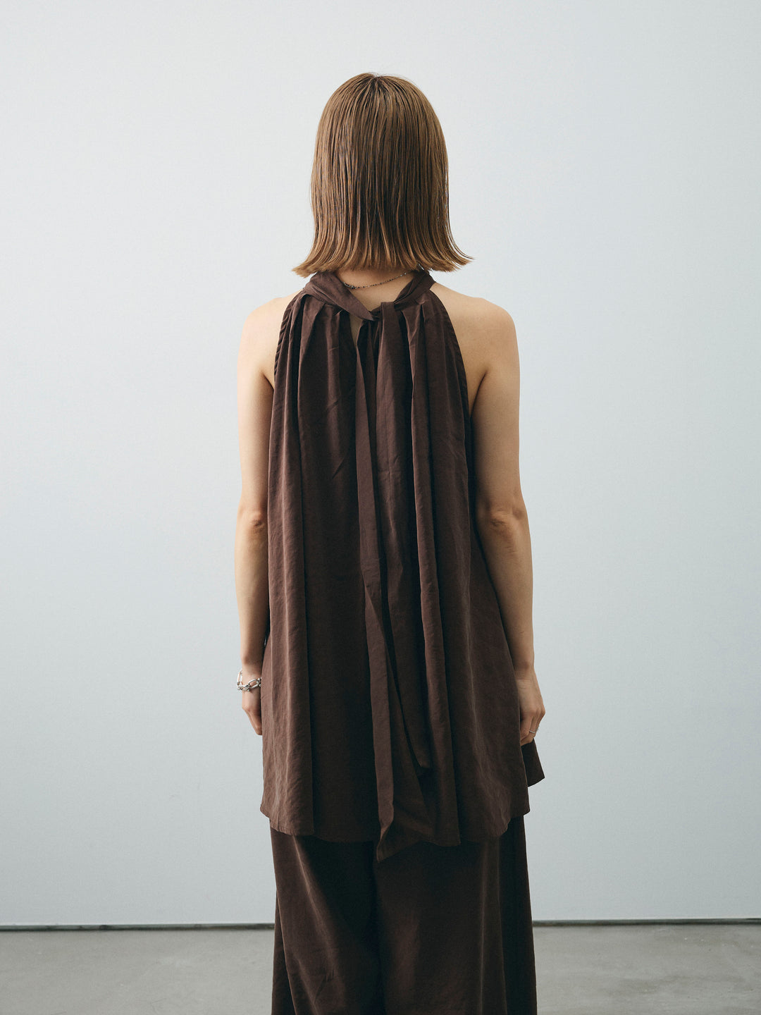 [SET] 桃色拉絨吊帶衫＆寬褲 SET UP（2 套）