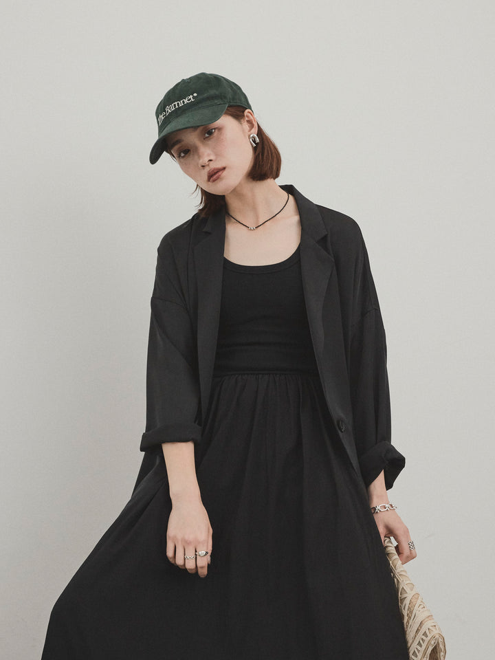 [SET]マットサテンジャケット+マットサテンジャケット(2set)