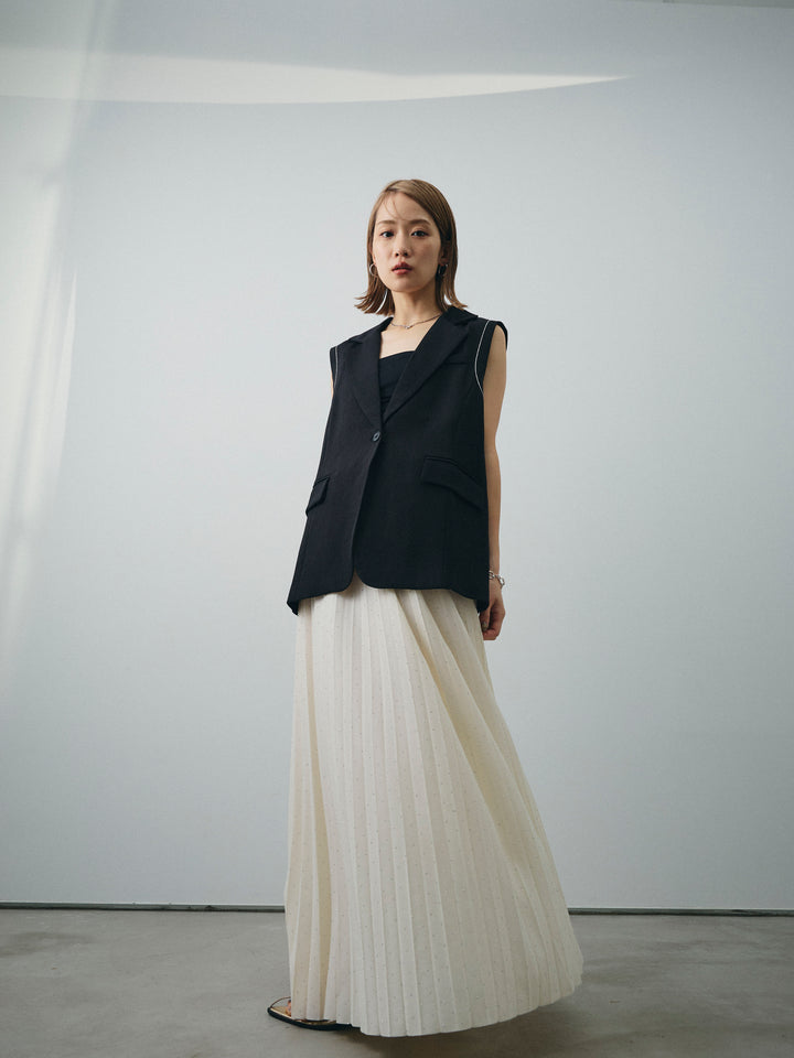 [SET]ステッチデザインベスト+ステッチデザインベスト(2set)