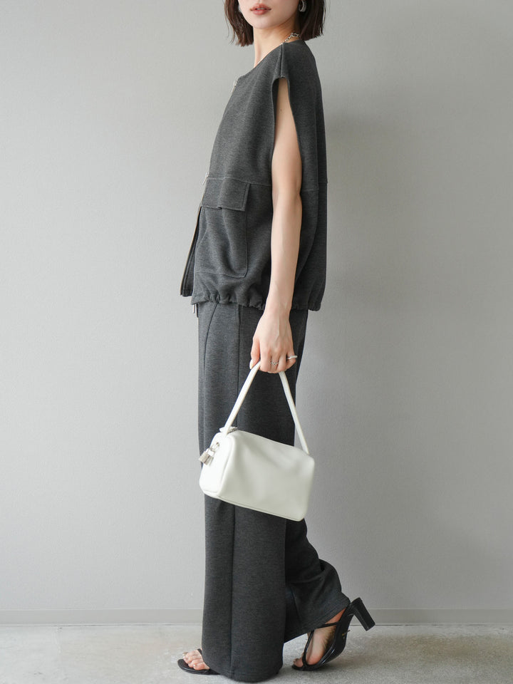 [預購] Light Punch Curve 褲子/炭灰色