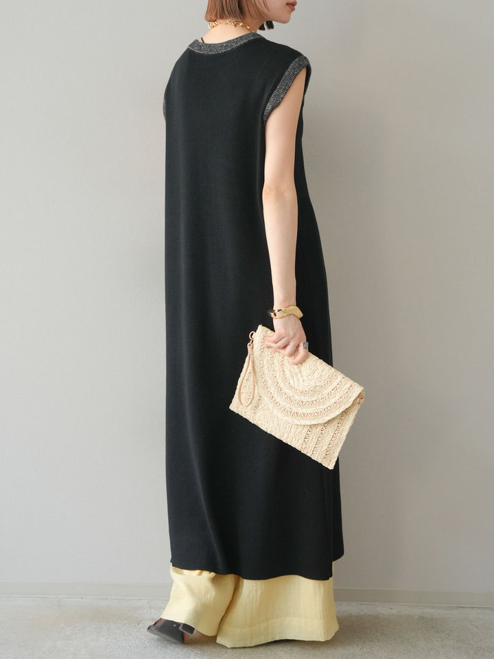 [予約]シアータックワイドパンツ/イエロー