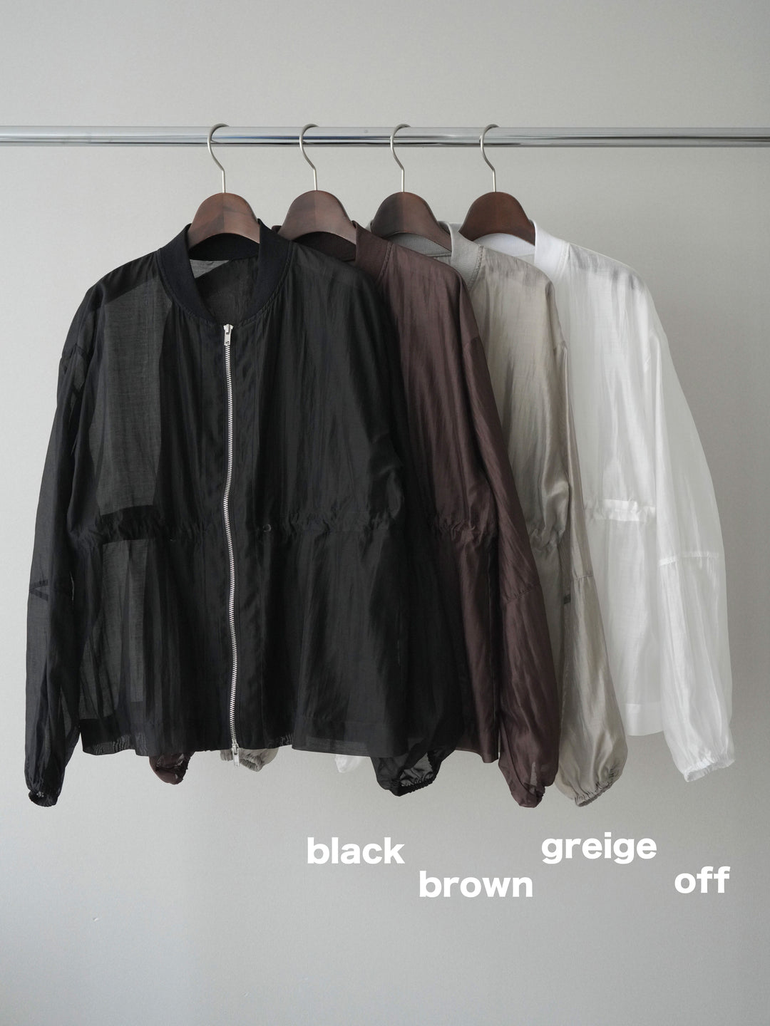 [SET]レース刺繍サロペット+ドロストシアーブルゾン(2set)