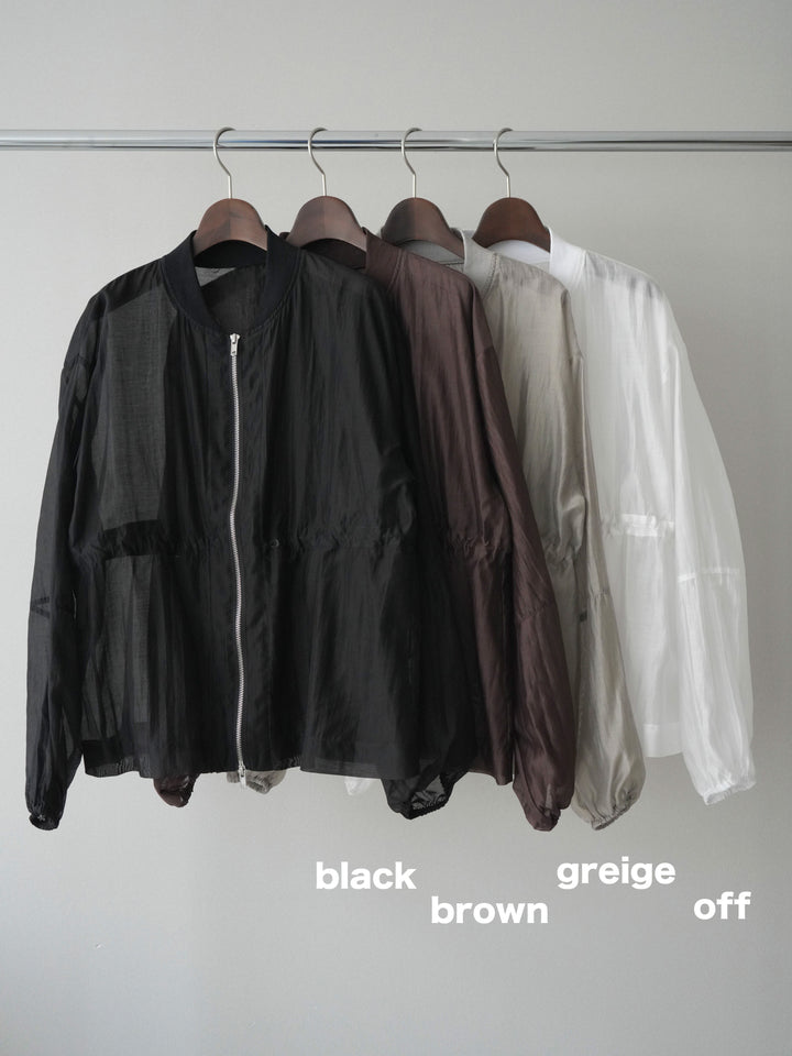 [SET]レース刺繍サロペット+ドロストシアーブルゾン(2set)