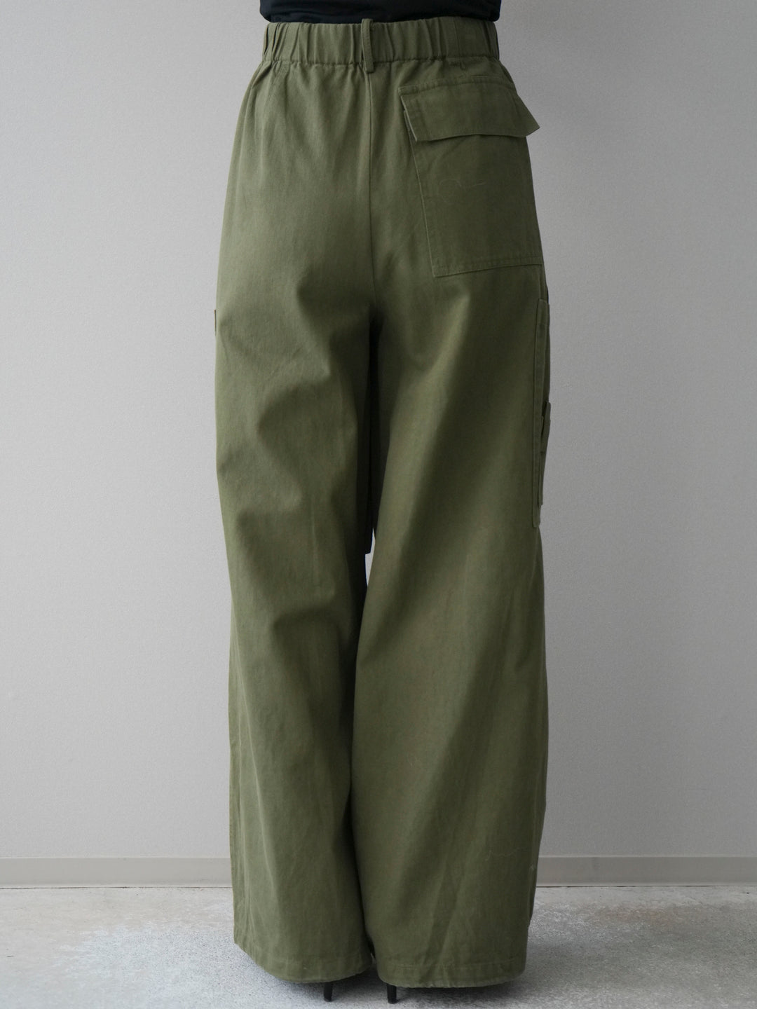 [予約]コットンタックループパンツ/khaki