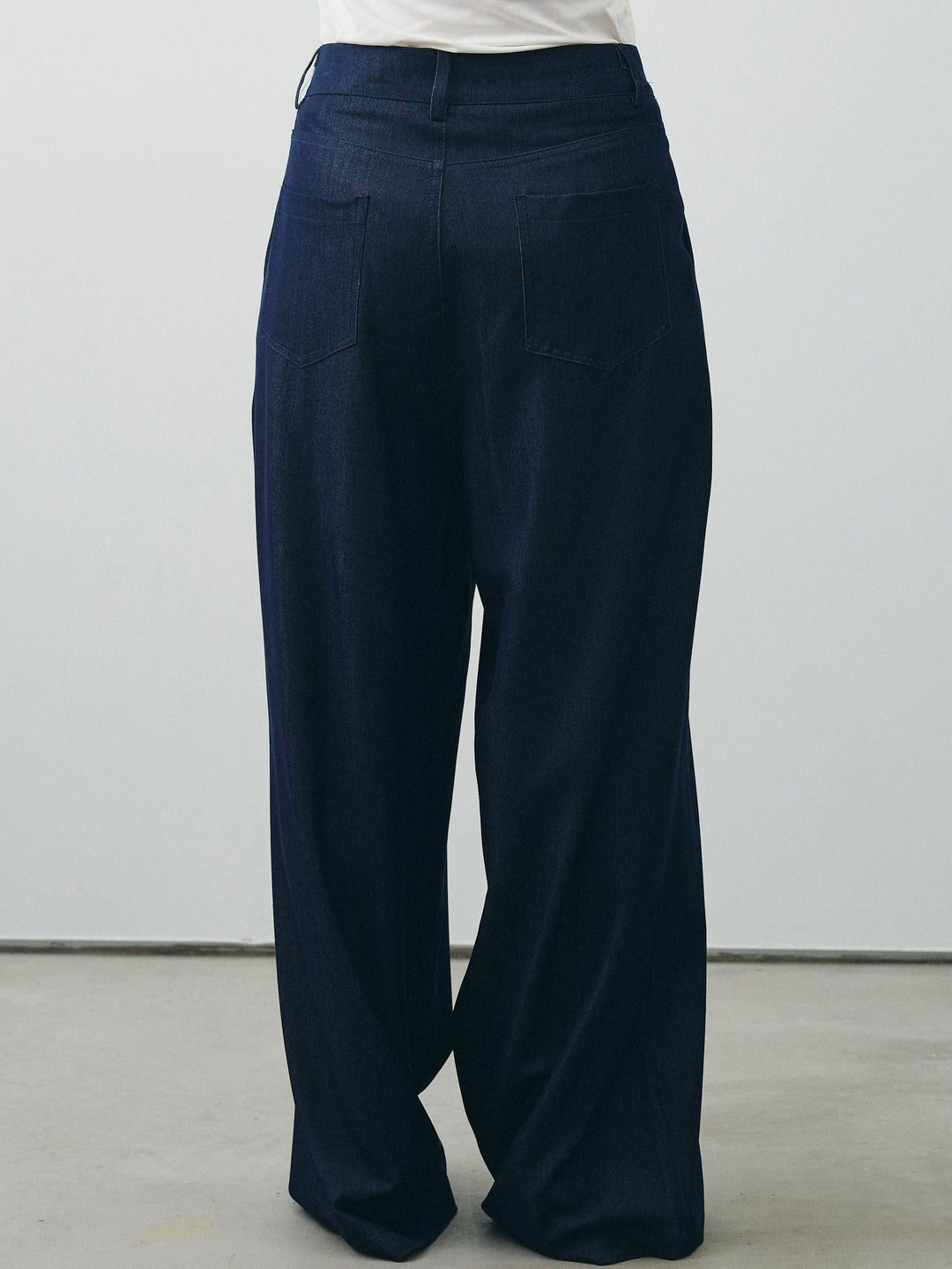 [SET]テンセルデニムノースリーブ＆ワイドパンツSET UP (2set)