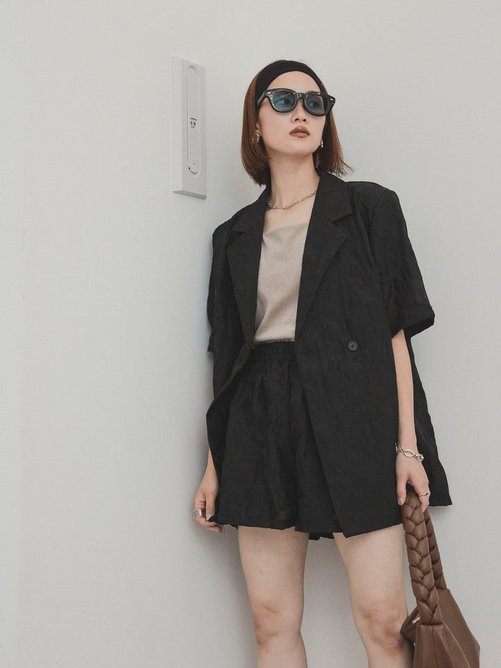 [SET]シアージャガードハーフジャケット＆ハーフパンツSET UP(2set)