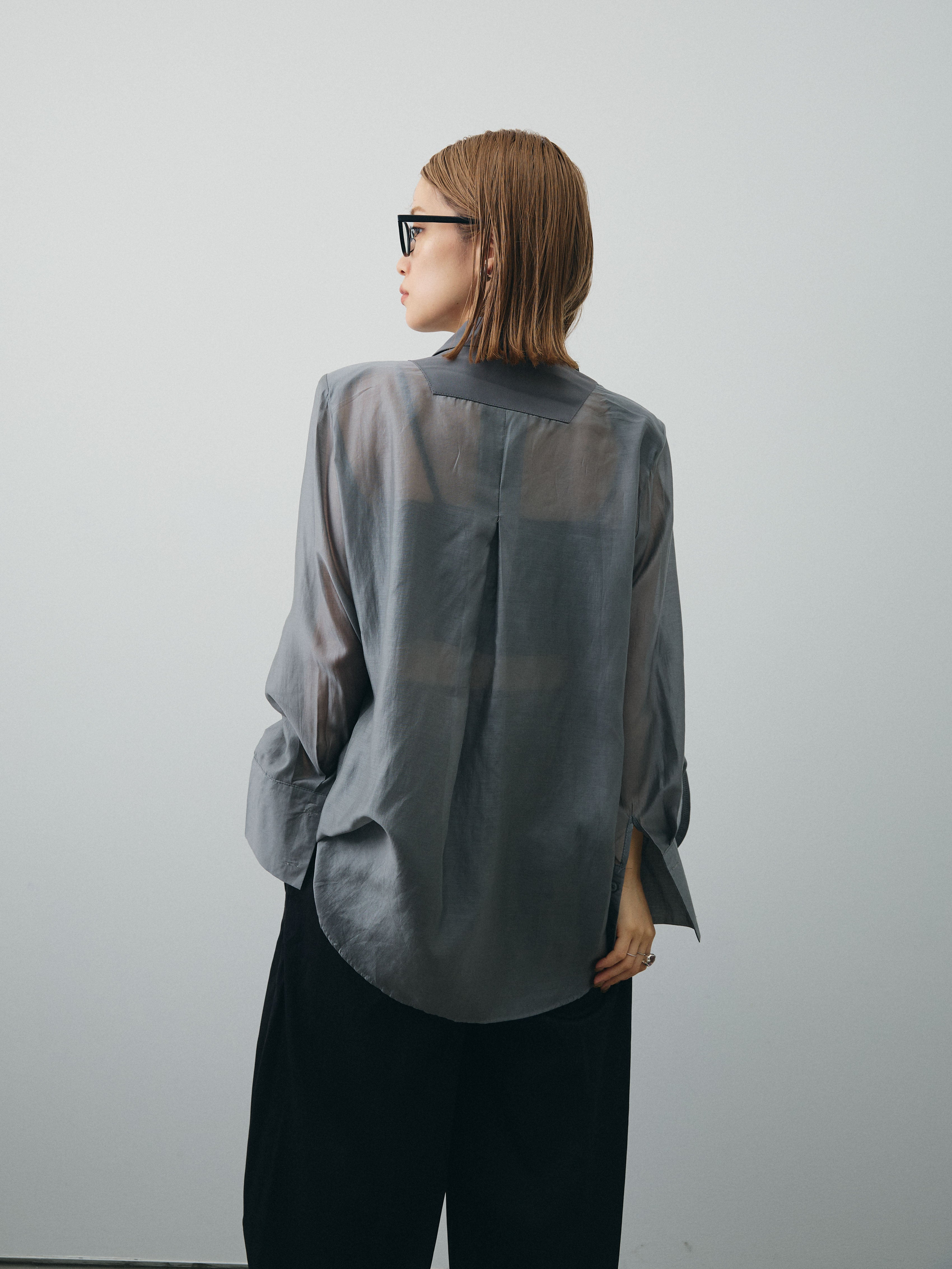 SET]シアー切替テーラードジャケット+シアー切替テーラード