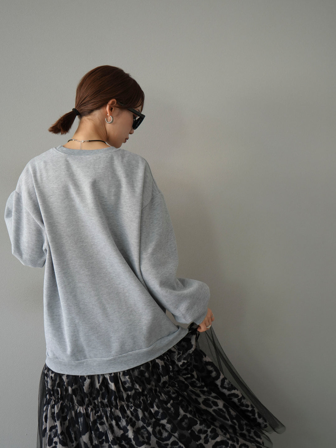 [SET] Sweat Docking 動物印花層疊連身裙 + 可選飾品套裝（2 套）