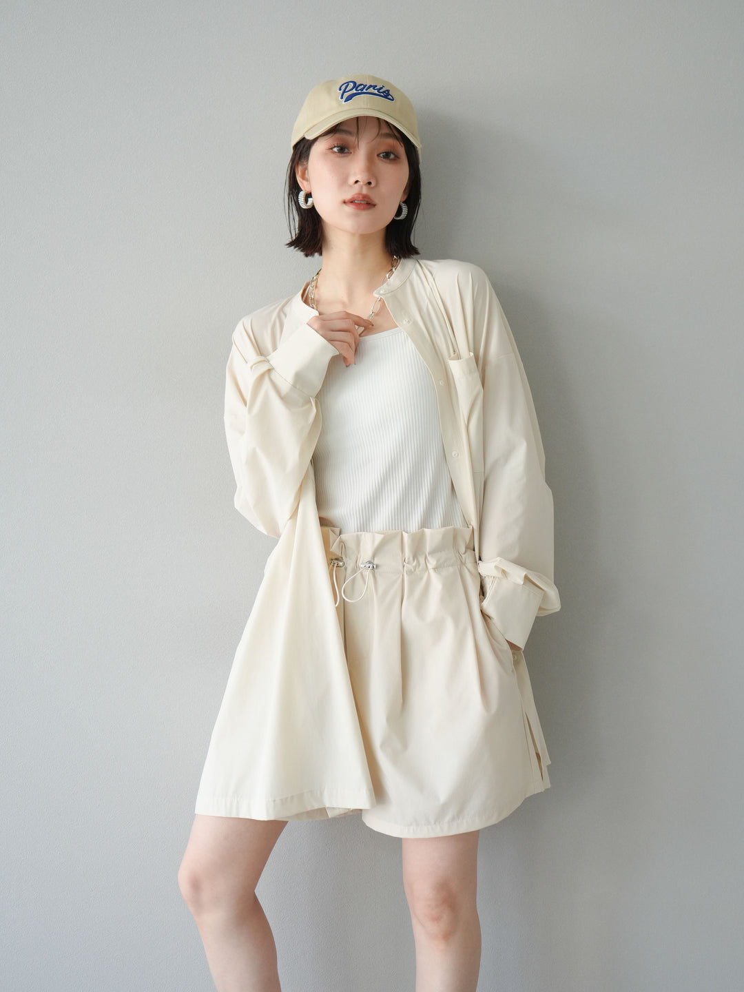 [套裝] ICE TOUCH 2WAY 外套 + ICE TOUCH 荷葉邊褶皺短褲 (2 套)