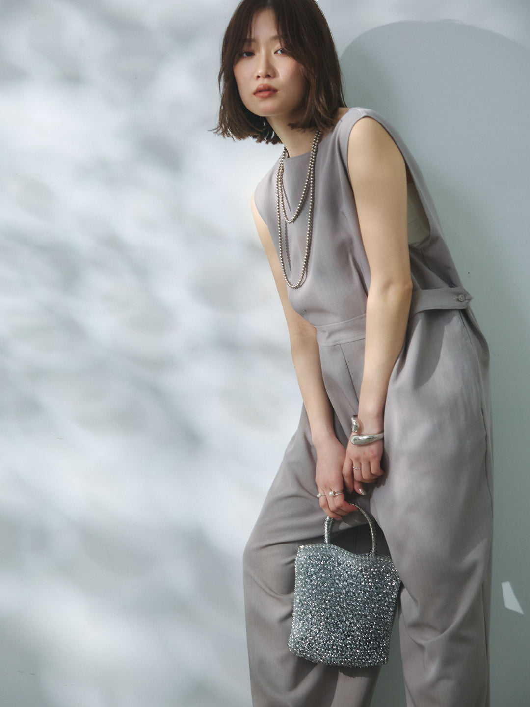 【Allure】[SET]ウエストベルトオールインワン+ウエストベルトオールインワン(2set)