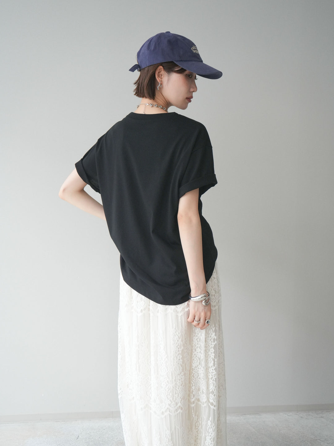 [予約]エンボスロゴTEE/black