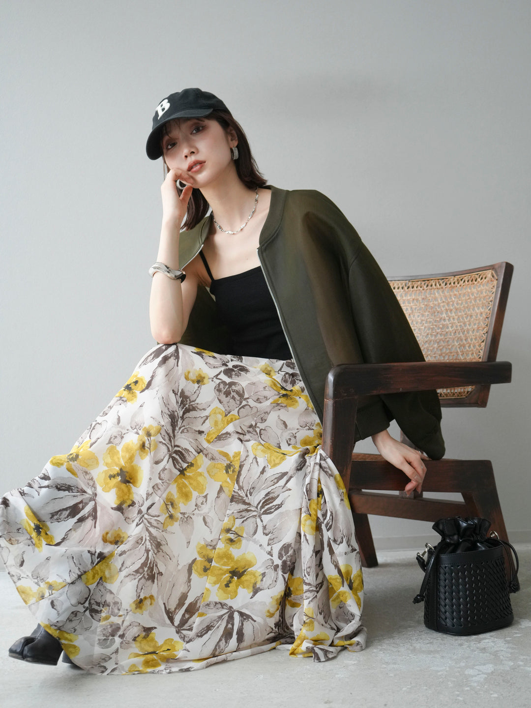 [予約]シアーダンボールボリュームスリーブMA-1/カーキ