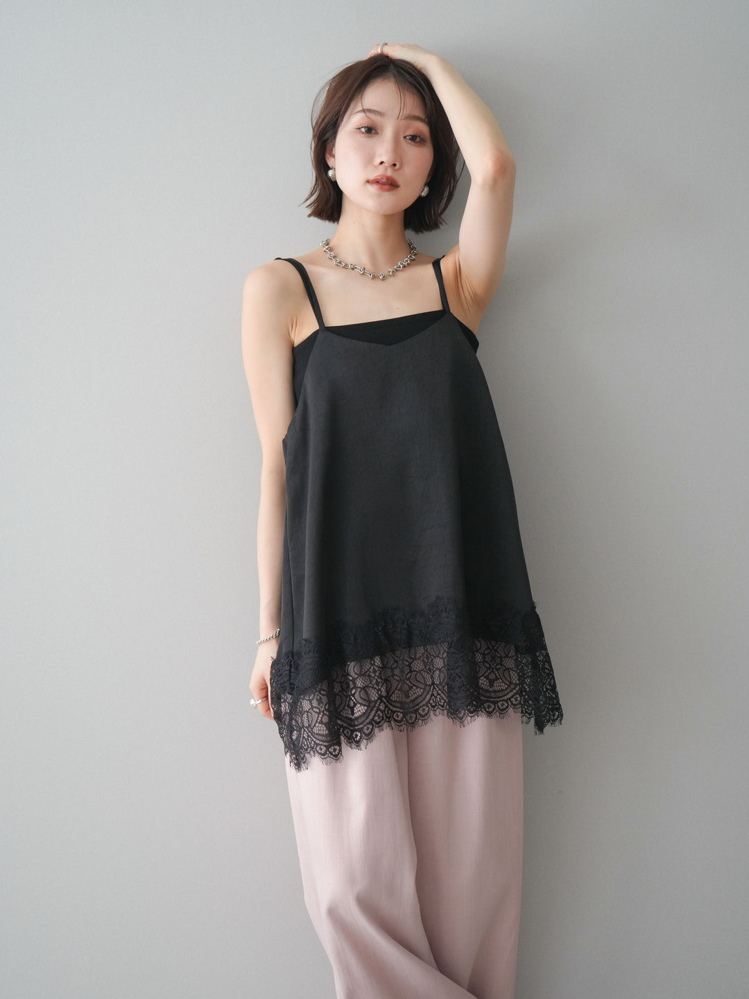 [SET]レーストリムキャミソール+レーストリムキャミソール(2set)