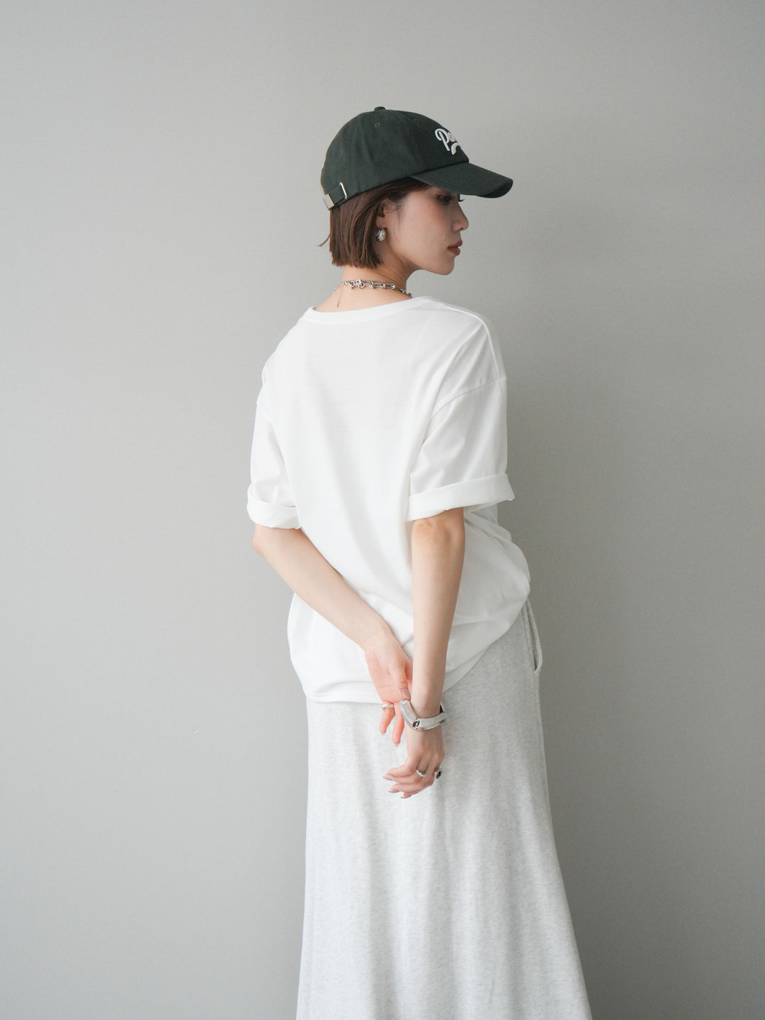 [予約]ブラーアートフォトTシャツ/off2