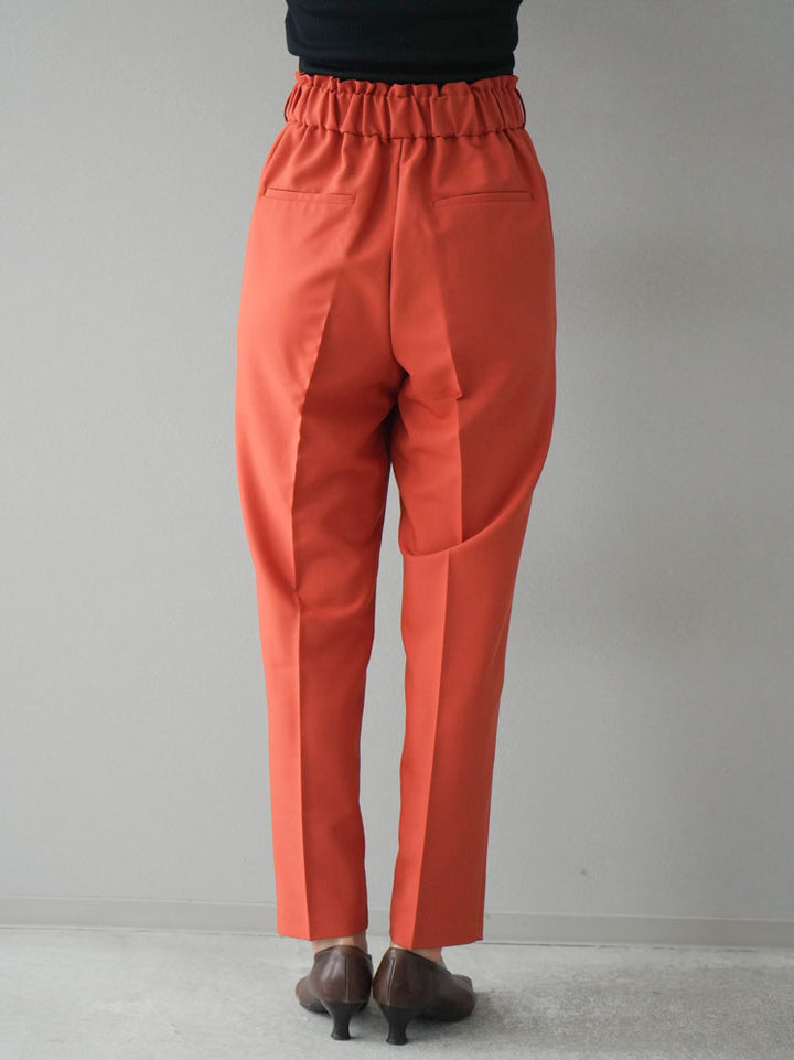 【預訂】輕鬆錐形褲/橙色