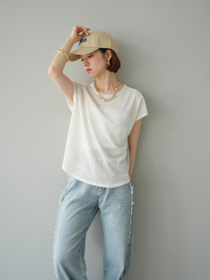 [予約]Parisロゴ刺繍CAP/ベージュ