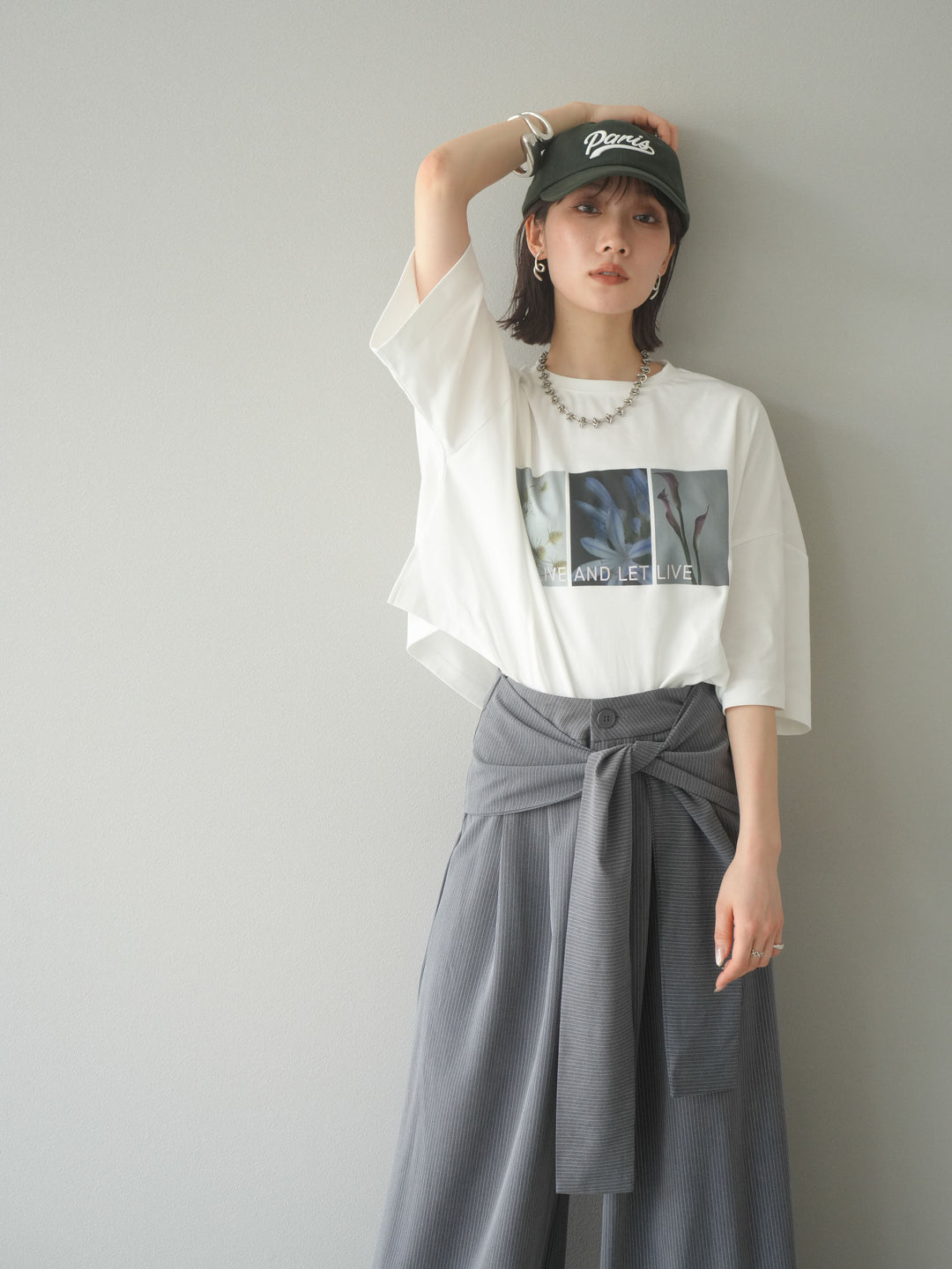 [預購] 光滑照片印花Logo變色短T卹/Off