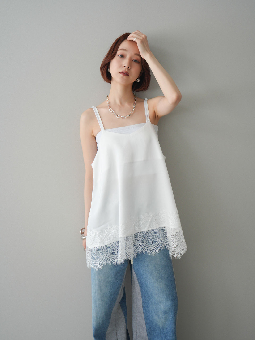 [SET]レーストリムキャミソール+レーストリムキャミソール(2set)