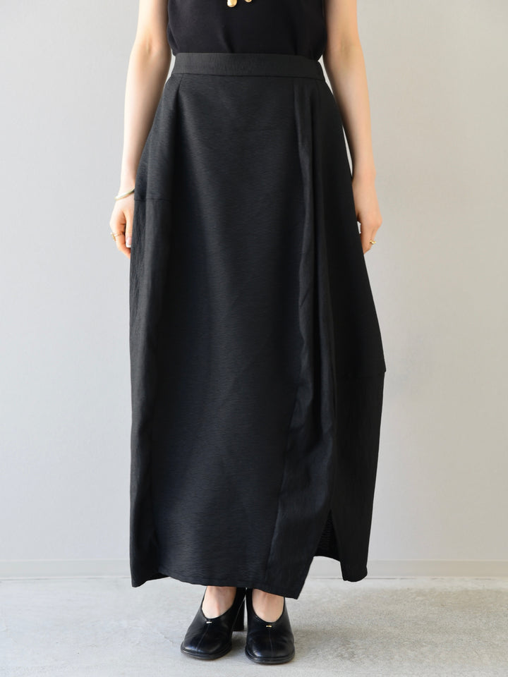 [Pre-order] SUSTAINABLE COCOON SKIRT/BLACK