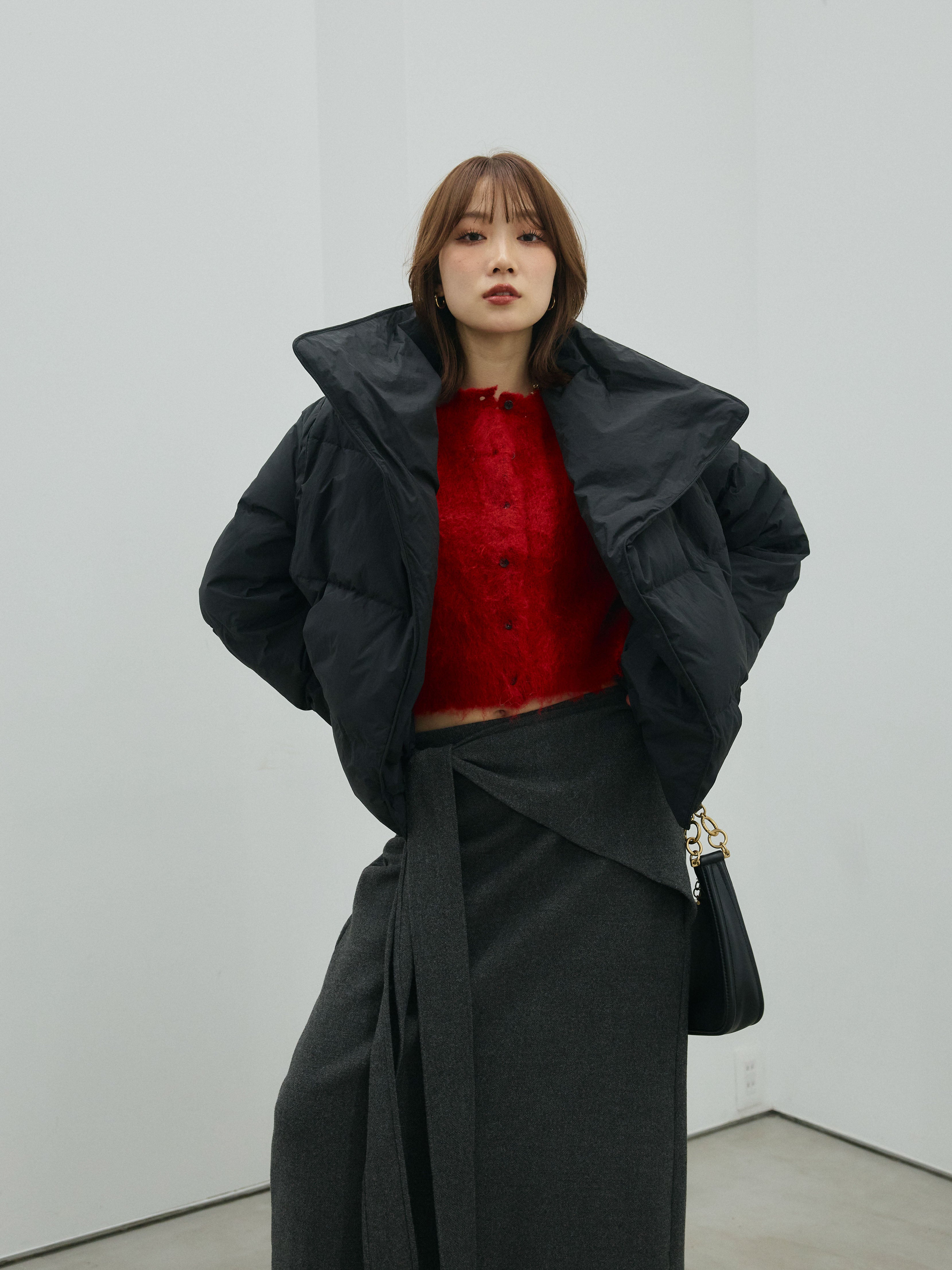 予約]スタンドカラーダウンジャケット/black – Lumier