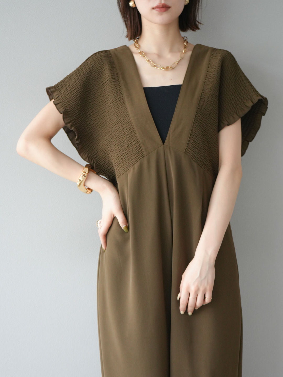 [予約]エステルシャーリングオールインワン/ブラウン