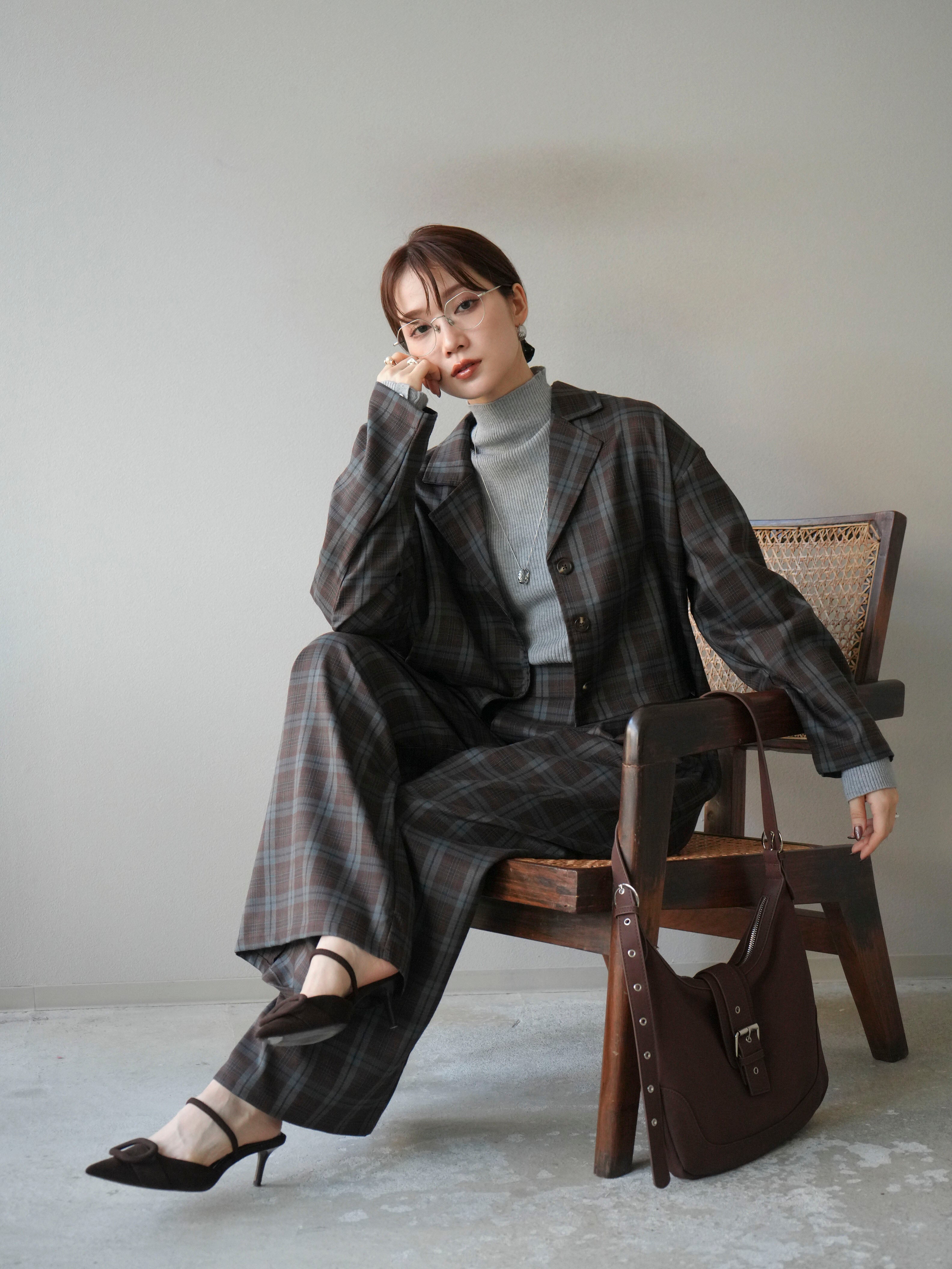 薄手 Y’s チェック ショールカラー ジャケット コットン 2 薄手 Y's チェック ショールカラー ジャケット コットン 2 薄手