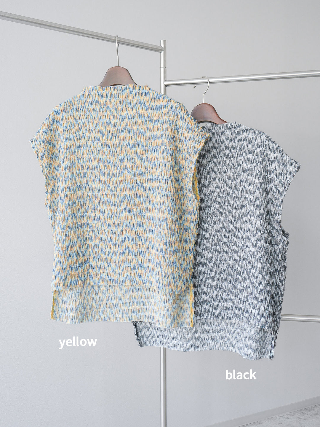 [SET] 多色隨機百褶法式上衣+拉鍊褶襉寬褲（2件套）