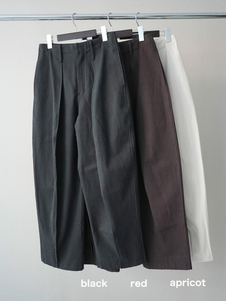 [SET]コットンツイルカーブパンツ+コットンツイルカーブパンツ(2set)