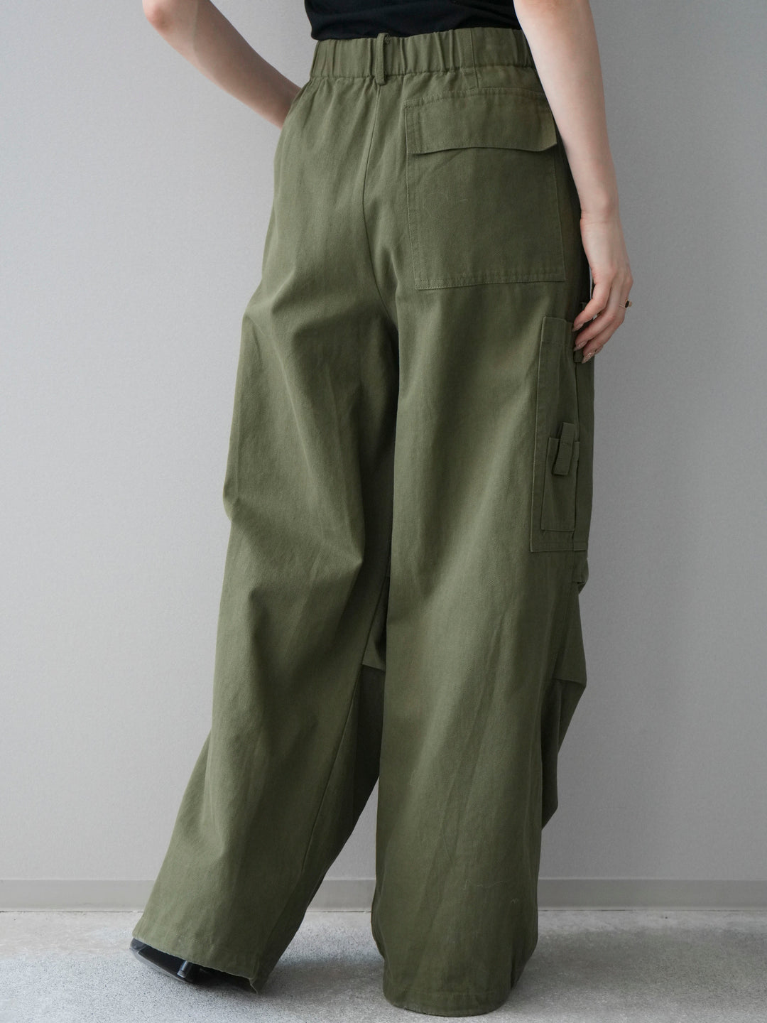 [予約]コットンタックループパンツ/khaki