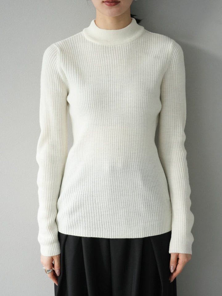 [預訂] 瓶頸羅紋針織上衣/下衣