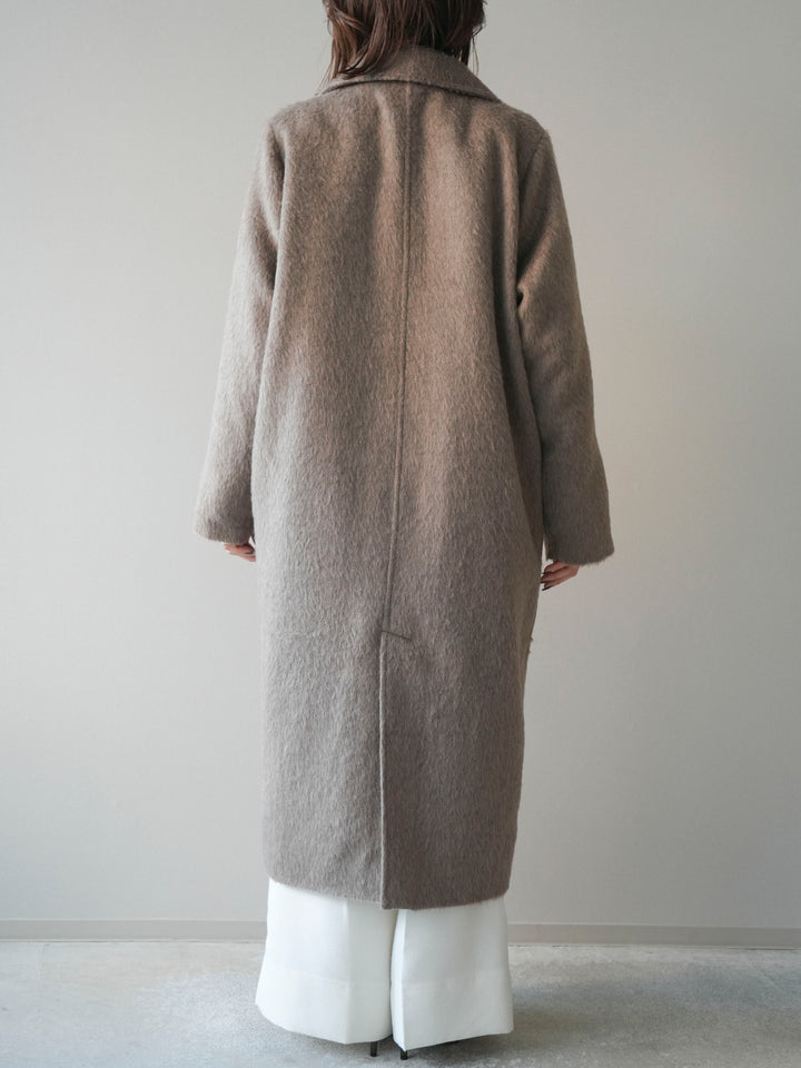 [予約]ソフトシャギーチェスターコート/beige