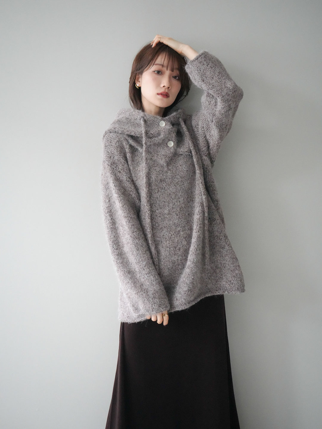 [SET]バラクラバSETニットプルオーバー+選べるアクセセット(2set)