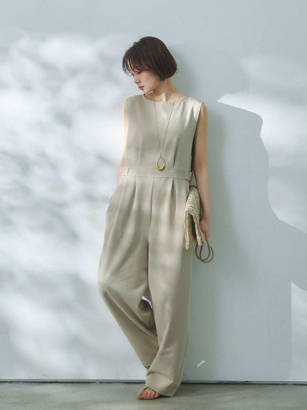 【Allure】[SET]ウエストベルトオールインワン+ウエストベルトオールインワン(2set)