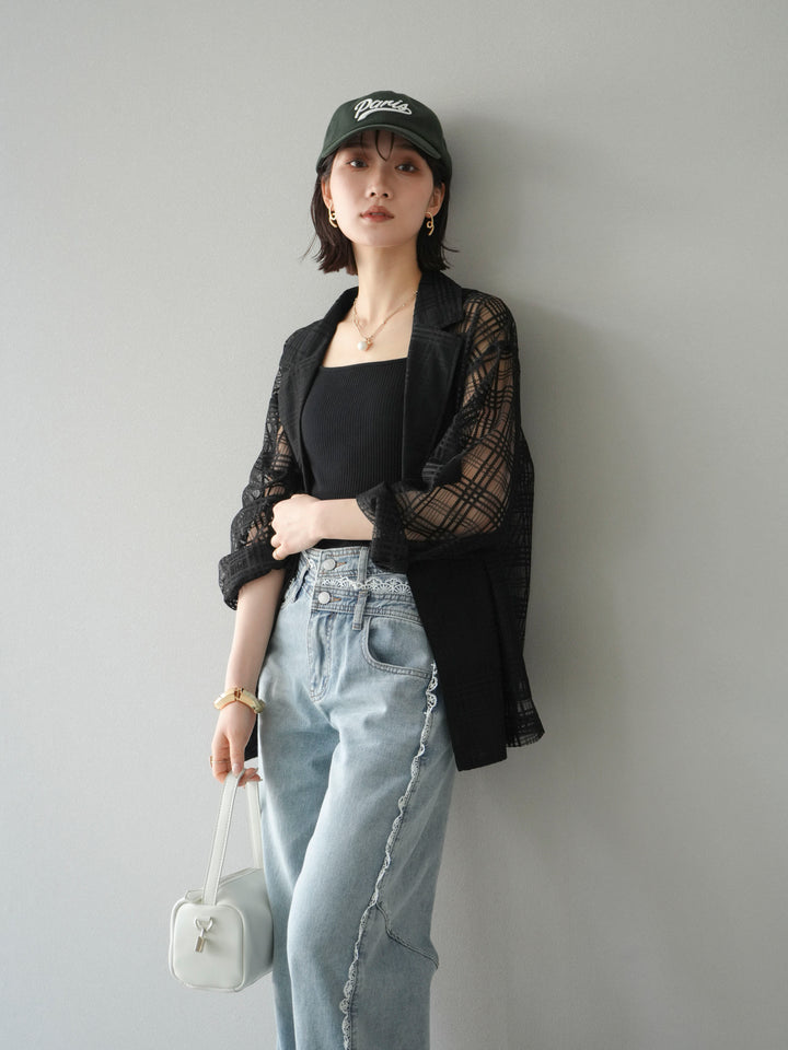 【預購】巴黎標誌刺繡棒球帽/綠色