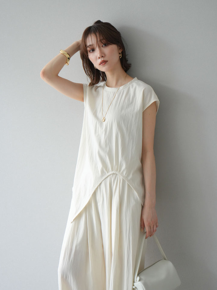 [SET] 不對稱套頭衫＆寬褲 SET UP（2套）