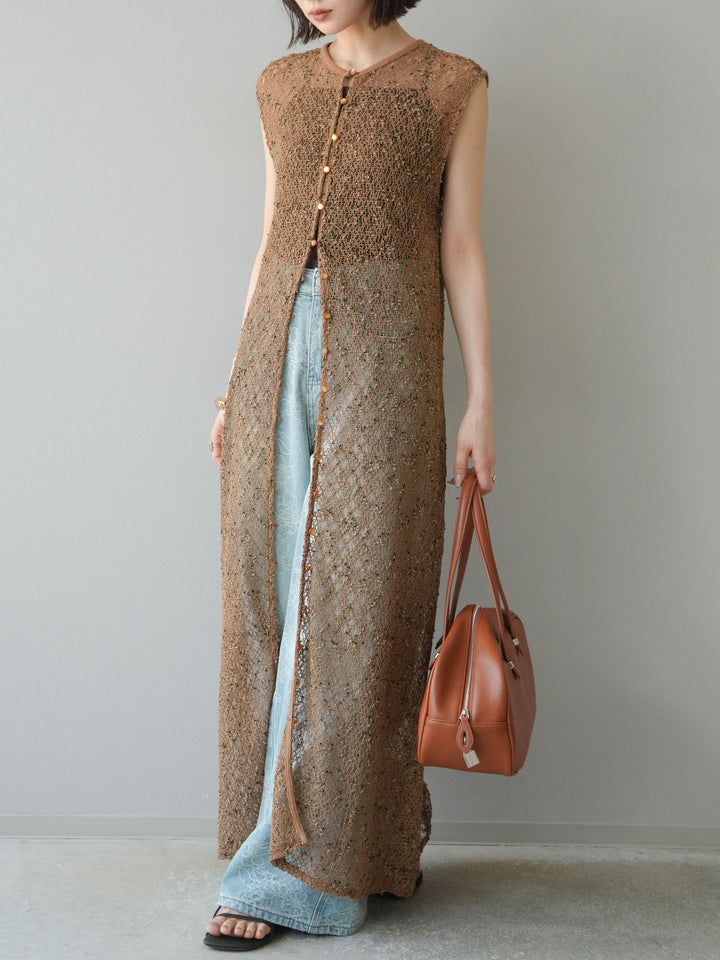 【預購】花提花牛仔寬褲/藍