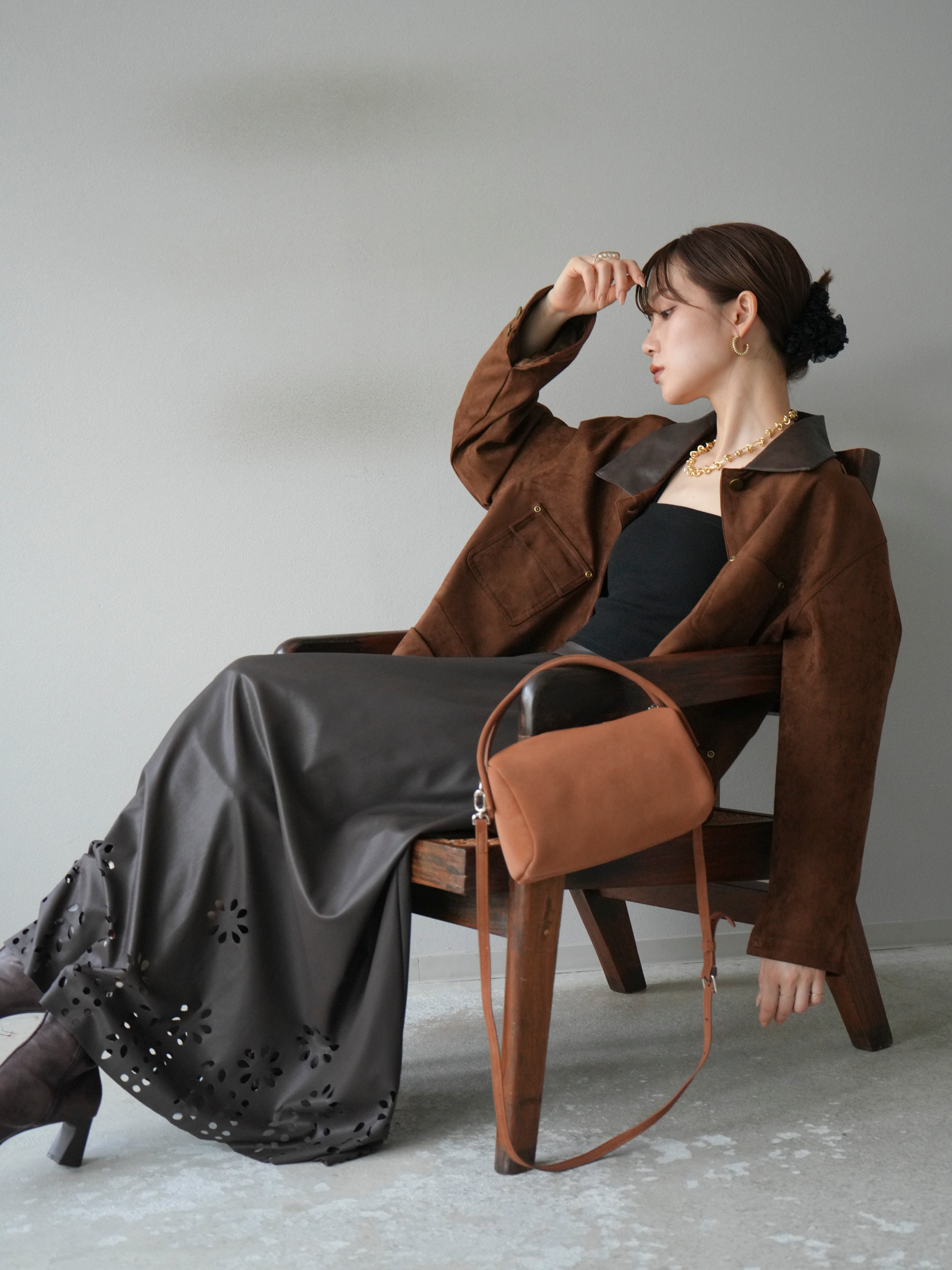 トッズ　ブラウンスウェードジャケット トッズ ブラウンスウェードジャケット トッズ ブラウン