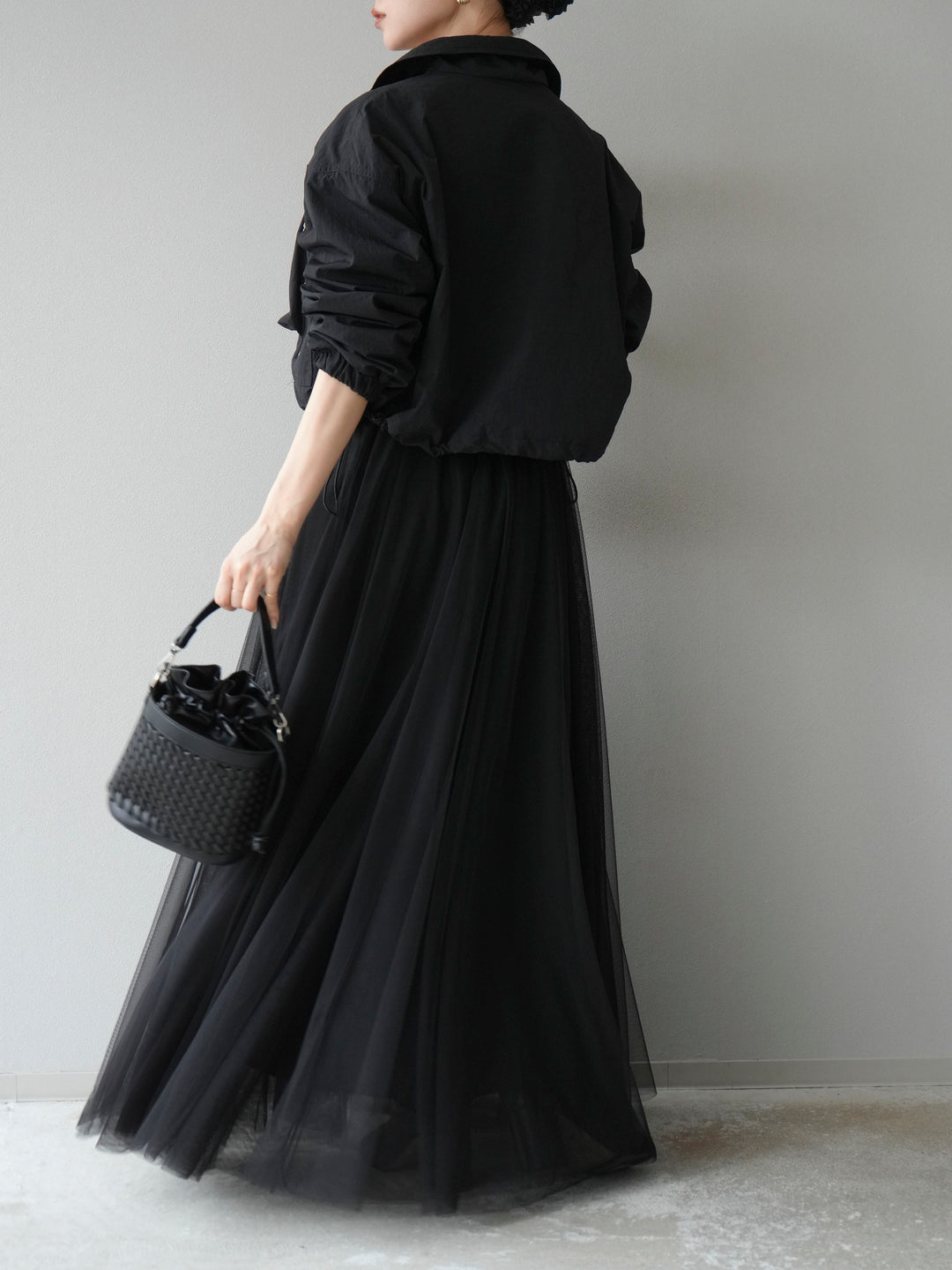 [予約]ポケットデザインショートブルゾン/ブラウン