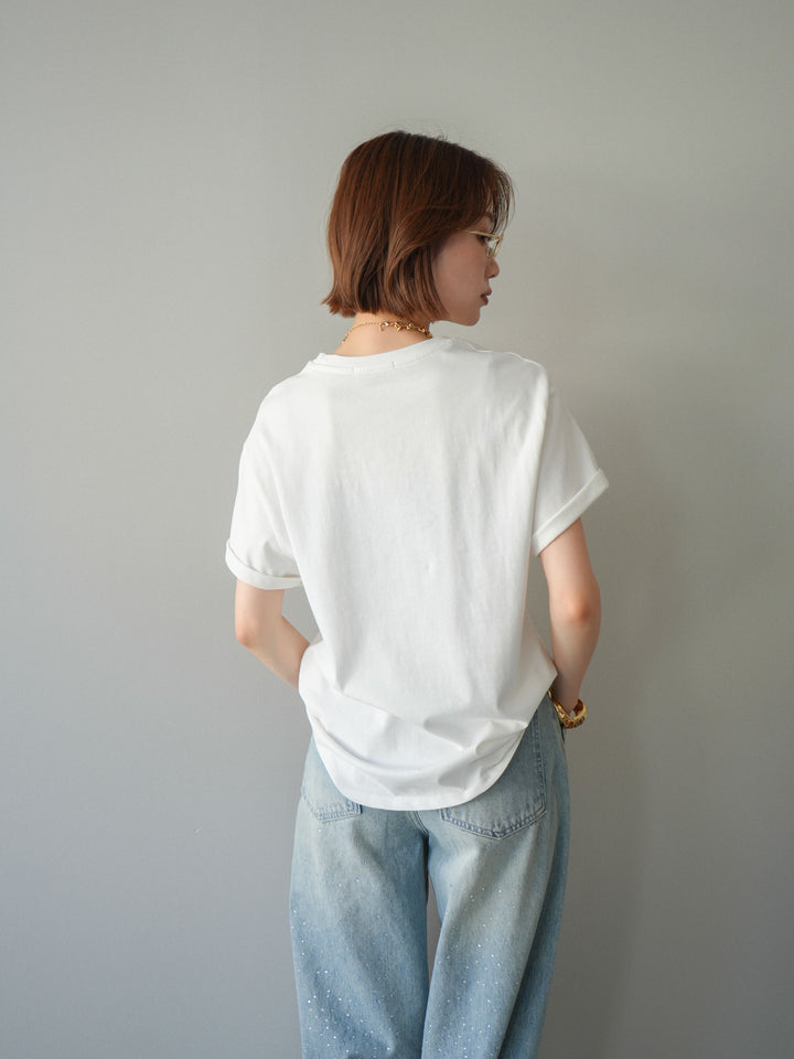 [予約]ドッグフォトTEE/white