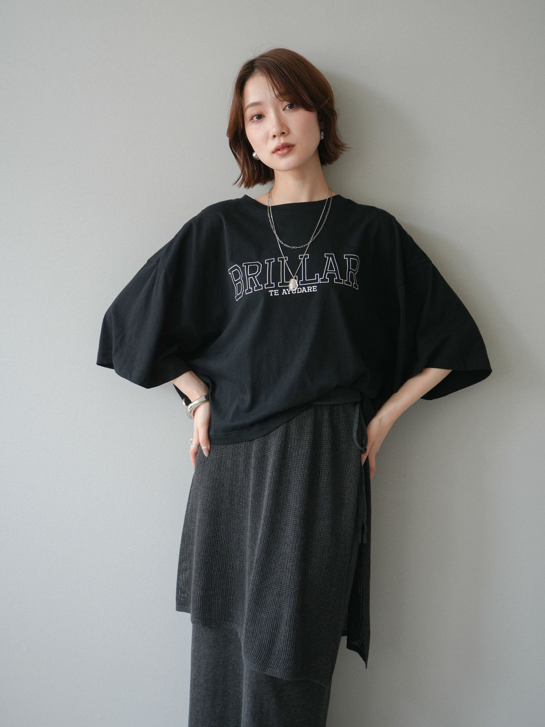 【預購】Box Silhouette Logo T卹/黑色
