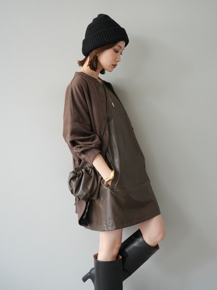 [予約]ニットビーニー/ブラウン