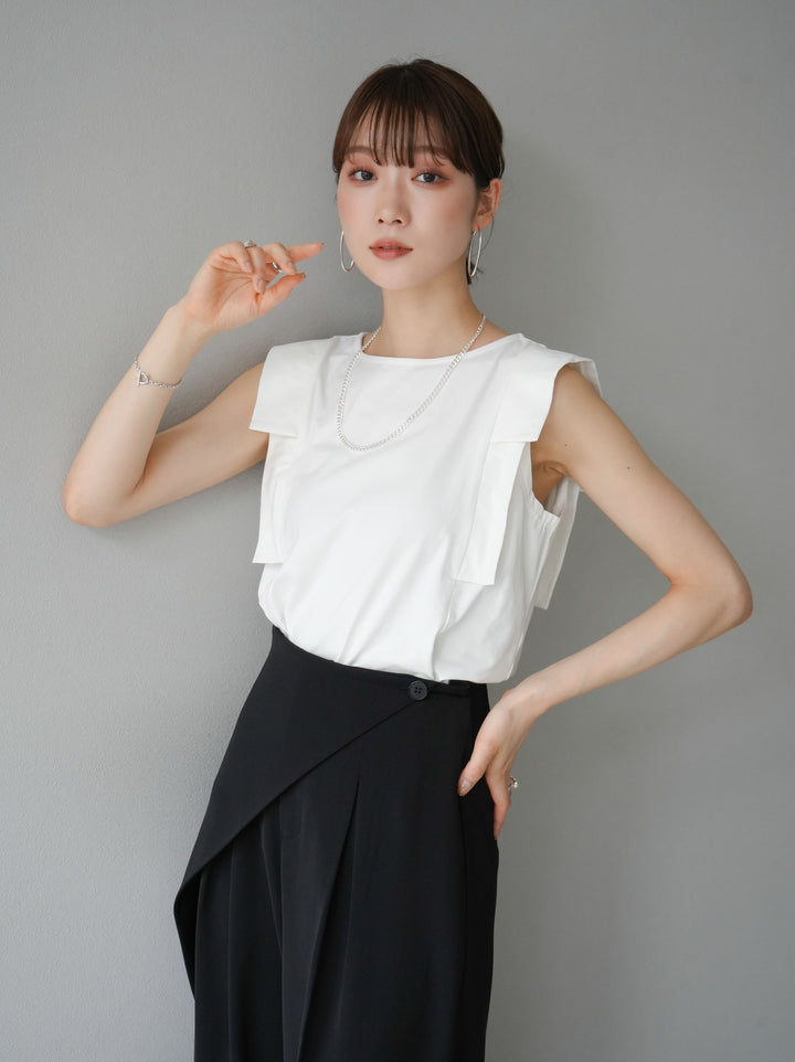 [Pre-order] Panel sleeveless top/off