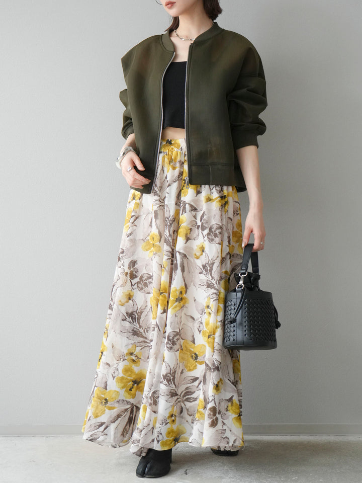 [予約]シアーダンボールボリュームスリーブMA-1/カーキ