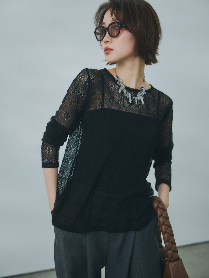 【Allure】[SET]ネットレーストップス+ネットレーストップス(2set)