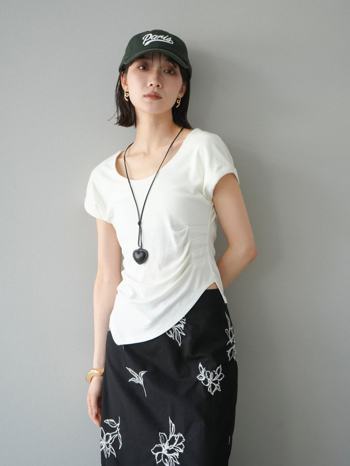 【預購】巴黎標誌刺繡棒球帽/綠色